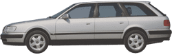 Audi 100 Avant (4A, C4) 2.2 S4 Turbo Quattro