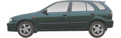 Nissan Almera I Hatchback (N15) 1.4