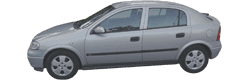 Opel Astra G CC (T98) 1.7 CDTI