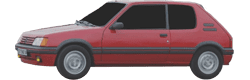 Peugeot 205 I (741A/C) 1.6 GTI